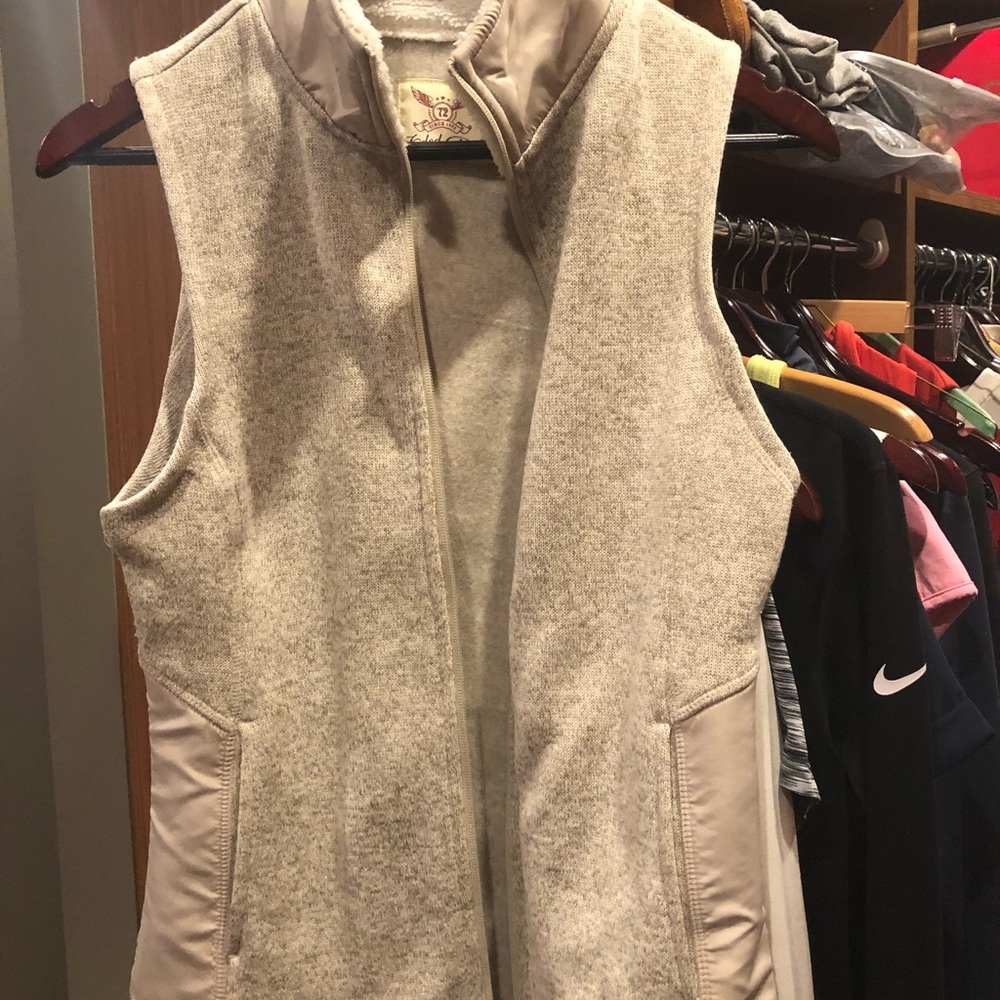 Cream vest